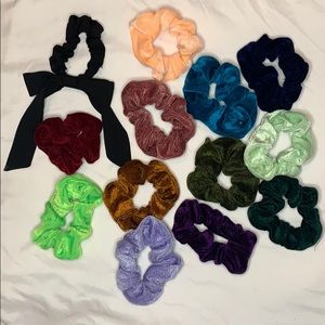 13 piece of scrunchy set